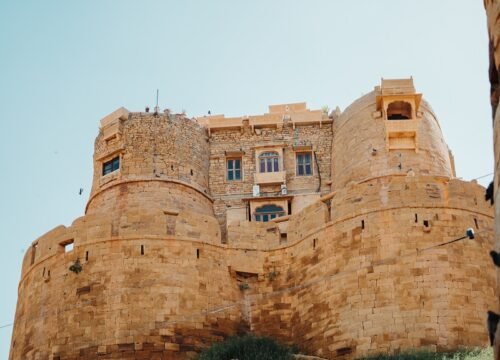 Backside of the fort in Jaisalmer