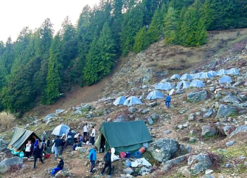 Tent house campping