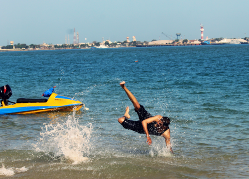 Beach Playing