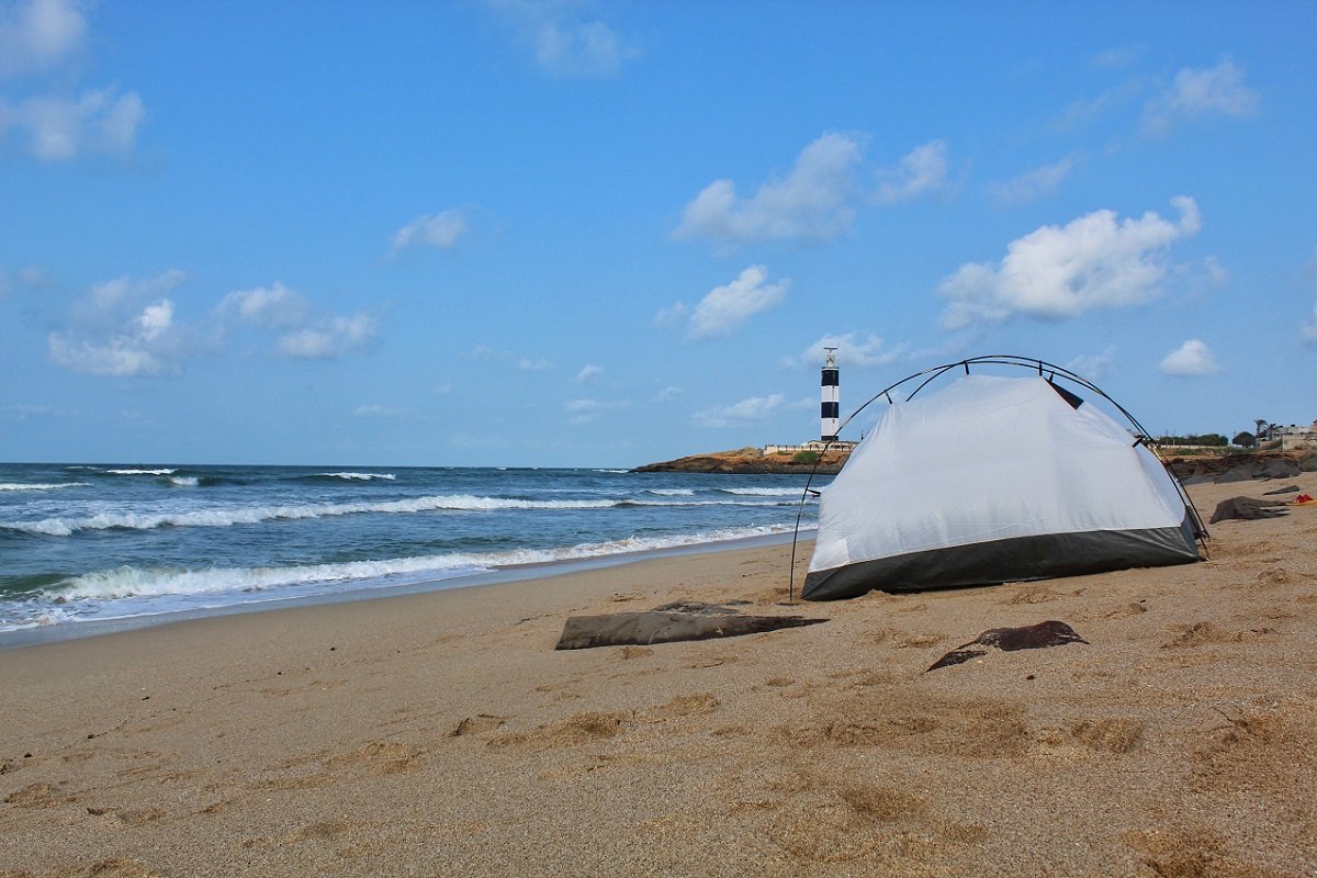 Tent Near the Beach side