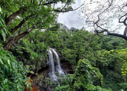 Waterfall Near Pandva Cave